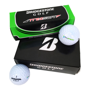Bridgestone TreoSoft &#45; 12 Golf Ball Set - Treat yourself to the versatile playability of the Bridgestone TreSoft Golf Balls the next time you head out onto the golf course. 
