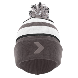 Knit Fold Over Pom-Pom Beanie - Join the crowd and grab our number one selling Pom-Pom Cuff Beanie.