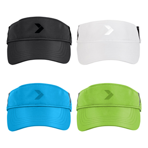 Core 365 Adult Drive Performance Visor - A moisture-wicking performance visor with polyester mesh inner sweatband to keep the sun out of your eyes while keeping you cool in the heat.
