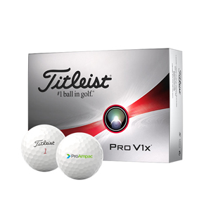 Titleist Pro V1x - Pro V1x is the optimal premium performance choice for players looking for maximum distance, who need higher flight and more stopping power.